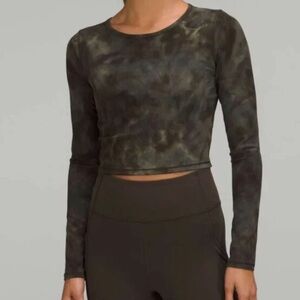 Lululemon Longsleeve Crop Top Small
